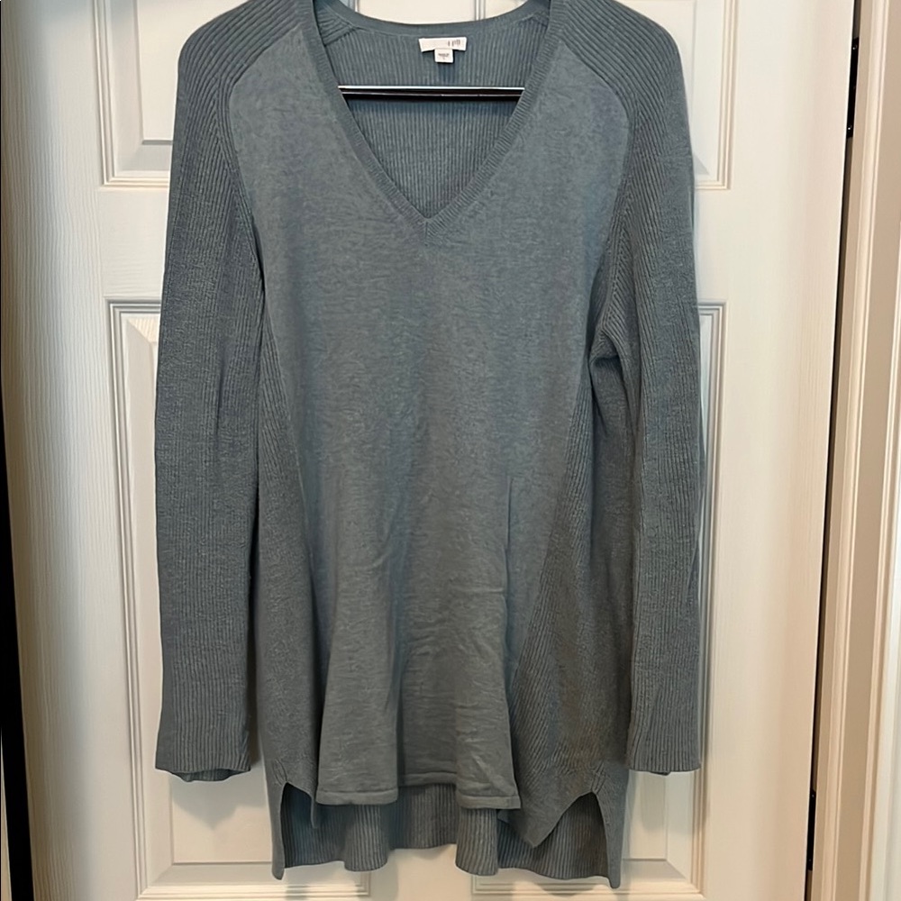 J. Jill V-Neck Women's Tunic Knit Top